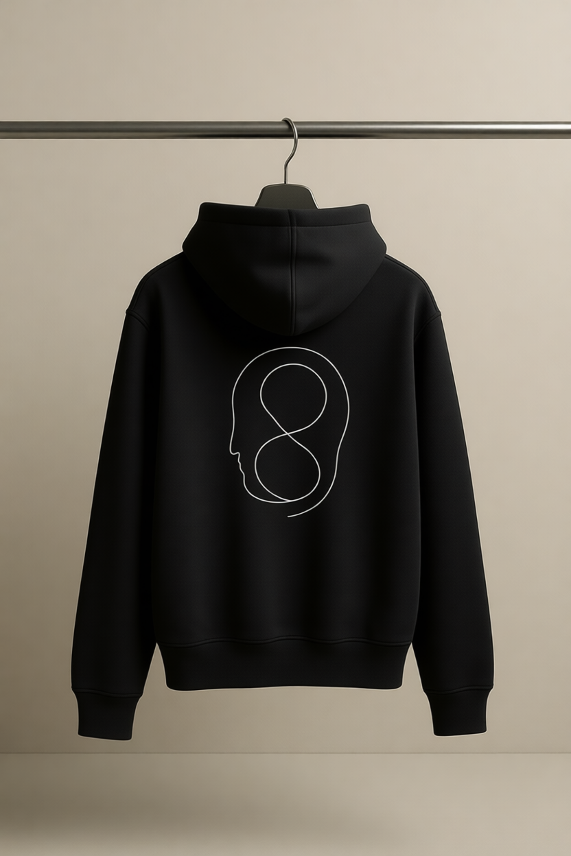 SILENT LOOP – Heavyweight Oversized Cotton Hoodie