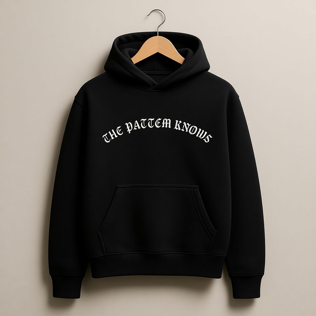 THE PATTERN KNOWS – Heavyweight Oversized  Cotton Hoodie