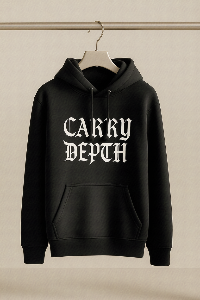 CARRY DEPTH – Oversized Heavyweight Cotton Hoodie