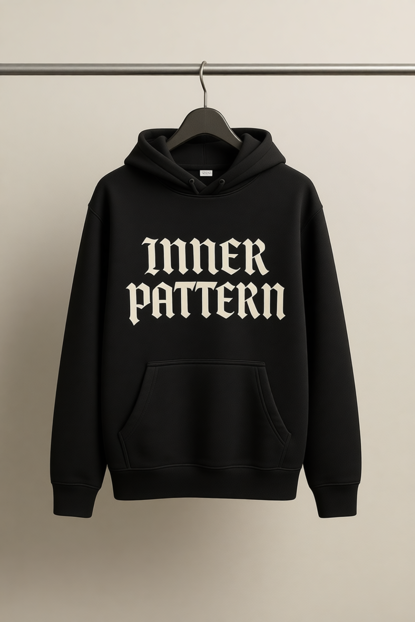 INNER PATTERN – Oversized Heavyweight Cotton Hoodie
