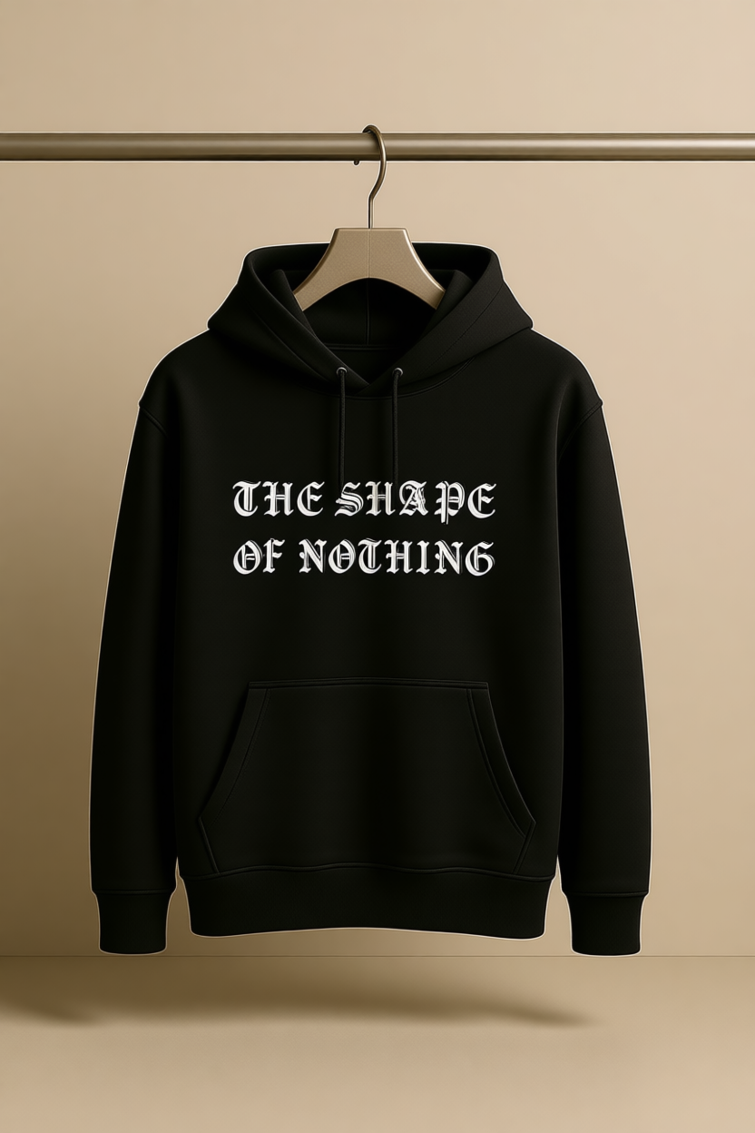 THE SHAPE OF NOTHING – Oversized Heavyweight Cotton Hoodie