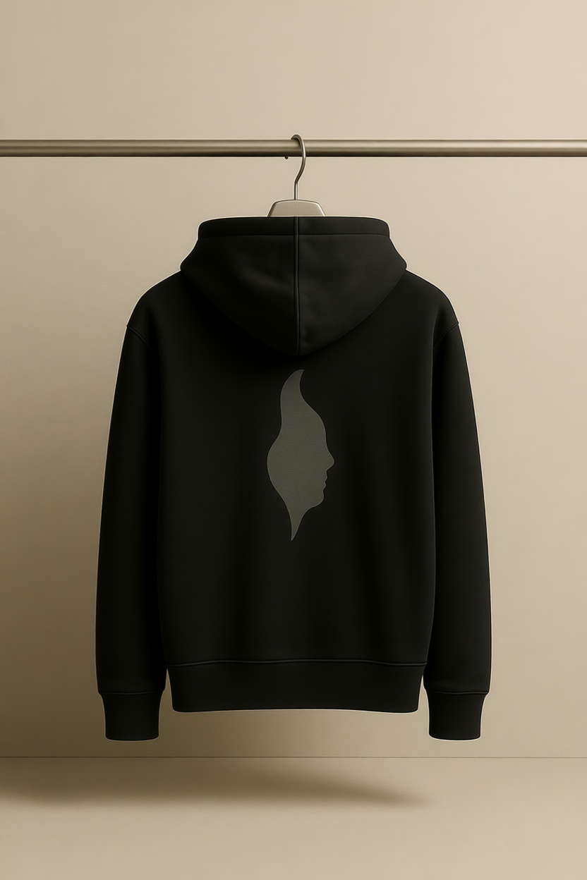 THINKING IN SHADOWS – Oversized Heavyweight Cotton Hoodie