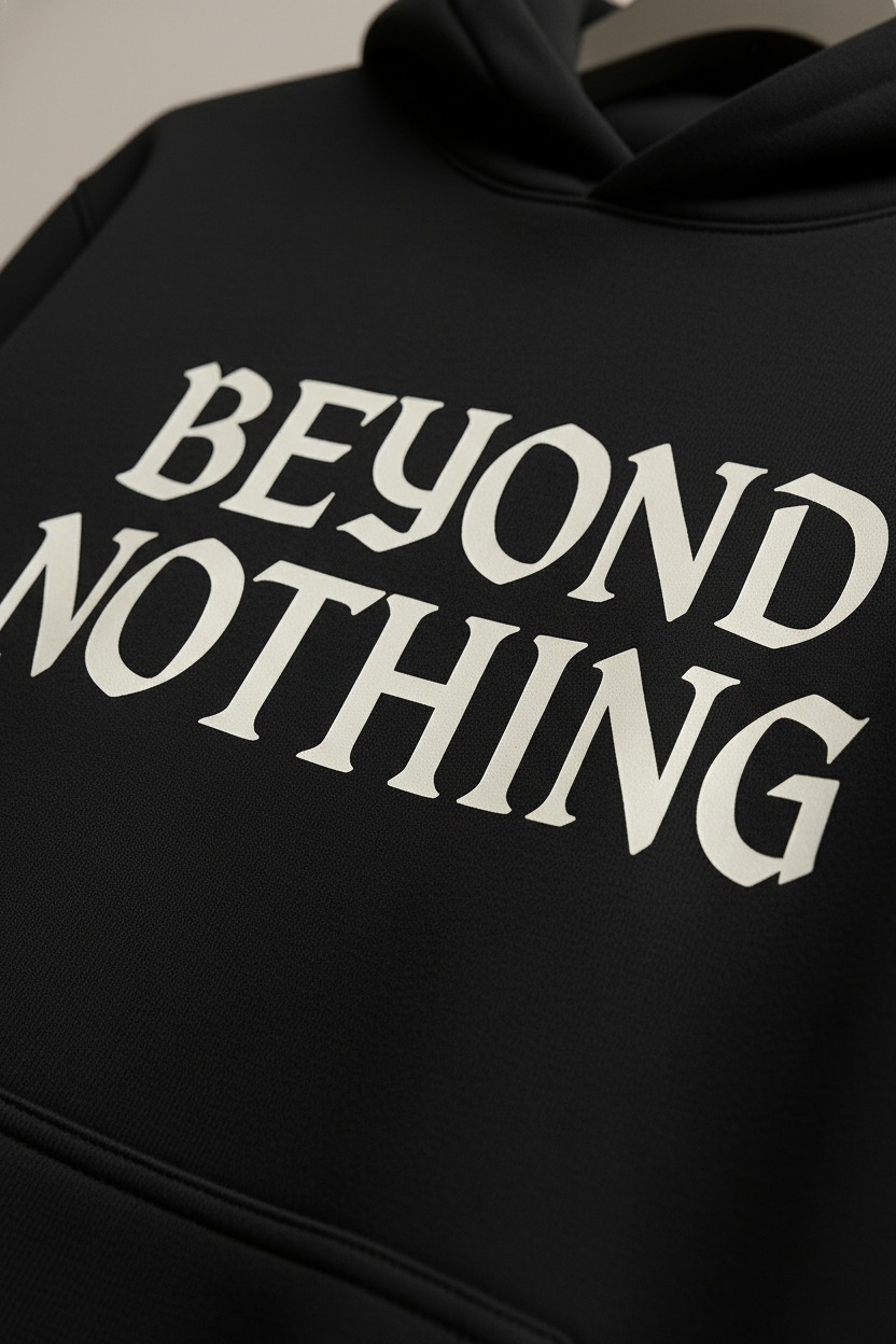 BEYOND NOTHING – Oversized Heavyweight Cotton Hoodie