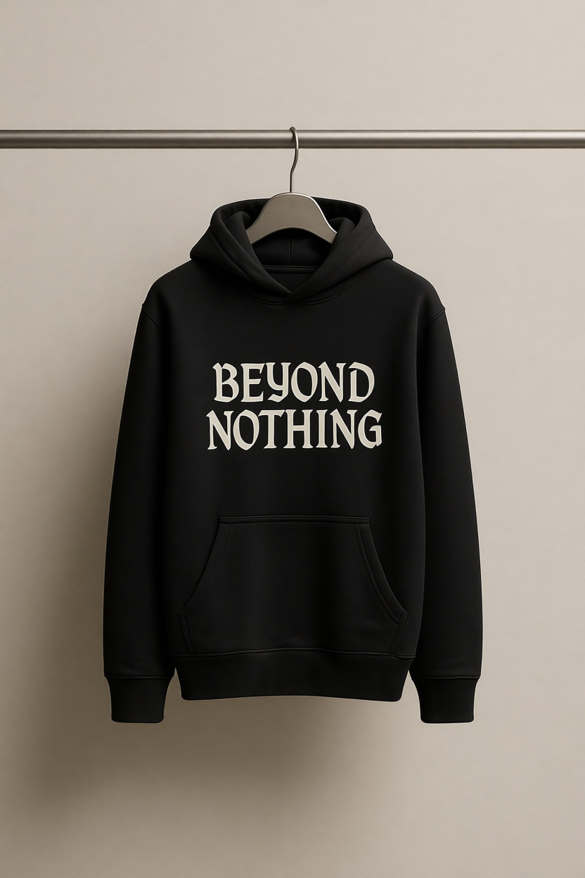 BEYOND NOTHING – Oversized Heavyweight Cotton Hoodie