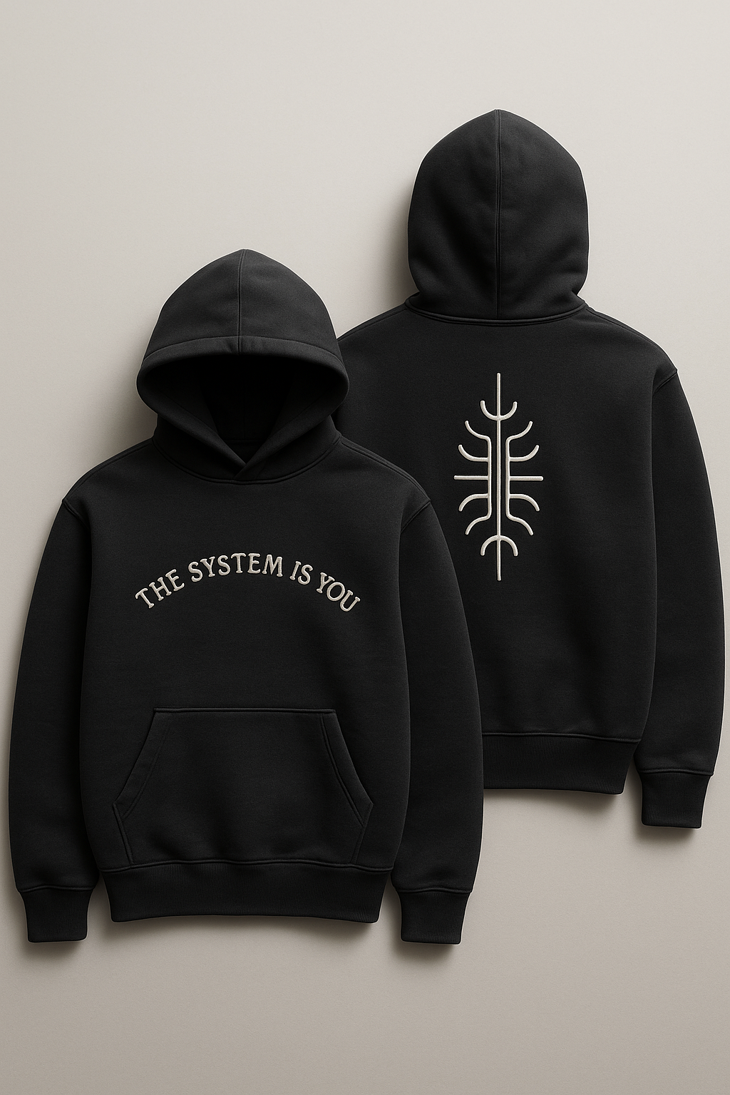 THE SYSTEM IS YOU – Heavyweight Oversized Cotton Hoodie