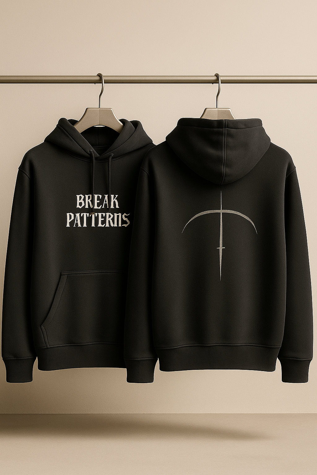 BREAK PATTERNS – Oversized Heavyweight Cotton Hoodie