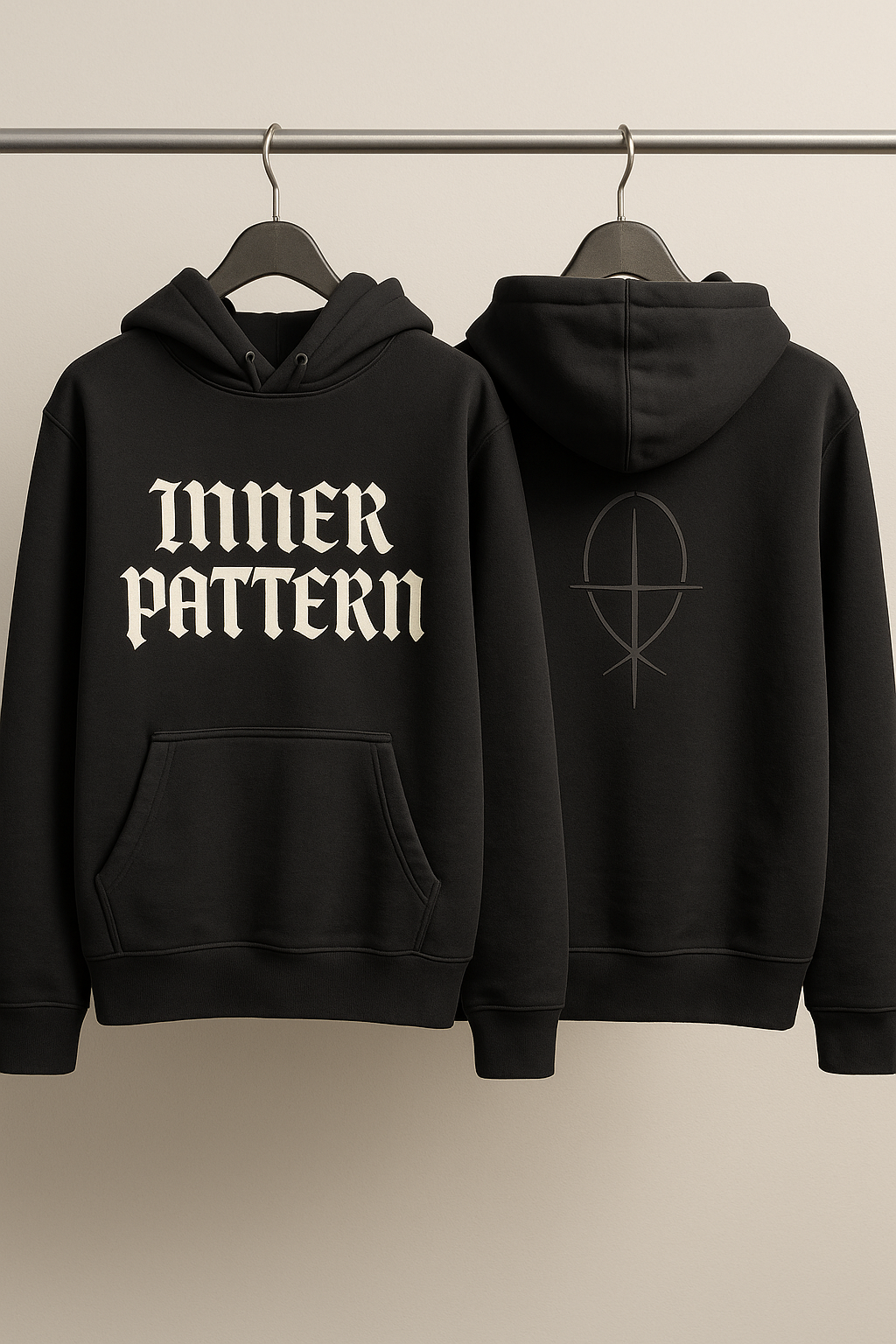 INNER PATTERN – Oversized Heavyweight Cotton Hoodie