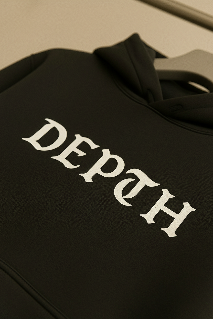 DEPTH – Heavyweight Oversized Cotton Hoodie
