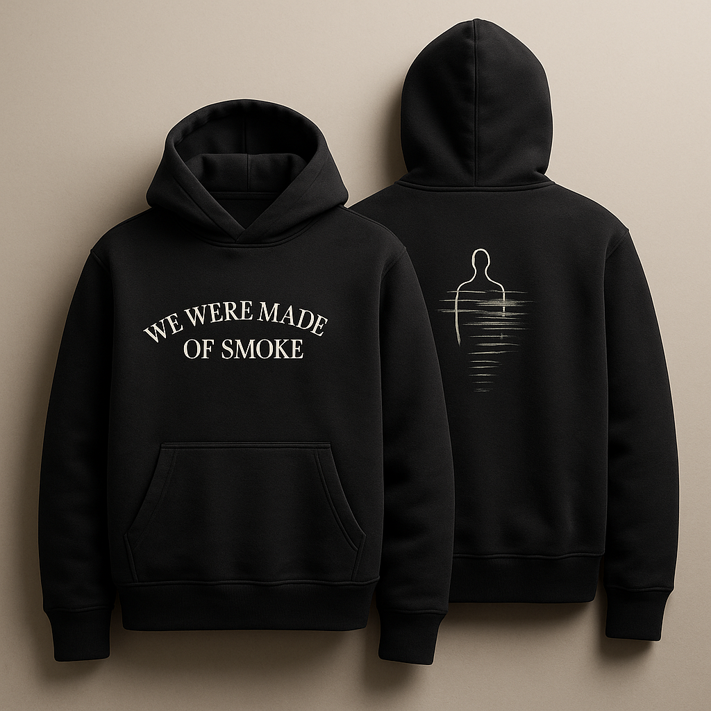 WE WERE MADE OF SMOKE – Heavyweight Oversized Premium Cotton Hoodie