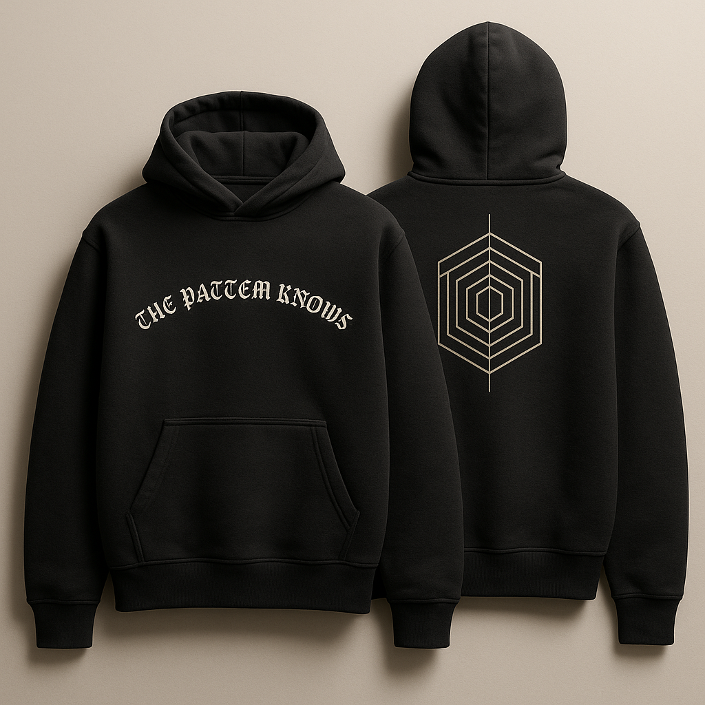 THE PATTERN KNOWS – Heavyweight Oversized  Cotton Hoodie