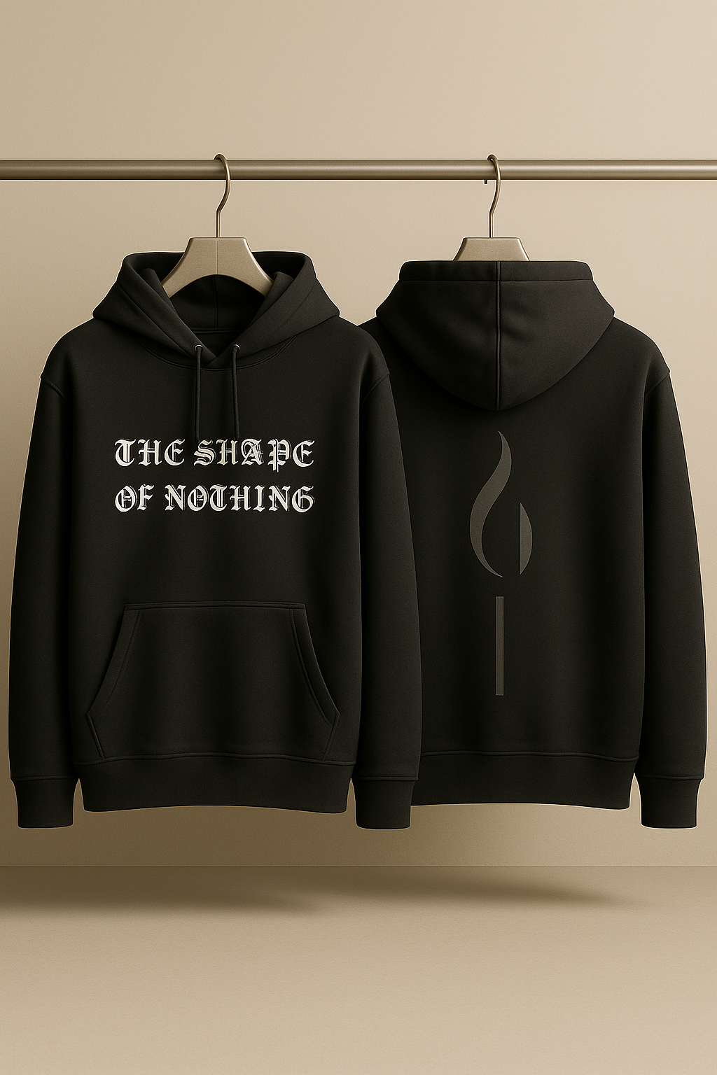 THE SHAPE OF NOTHING – Oversized Heavyweight Cotton Hoodie