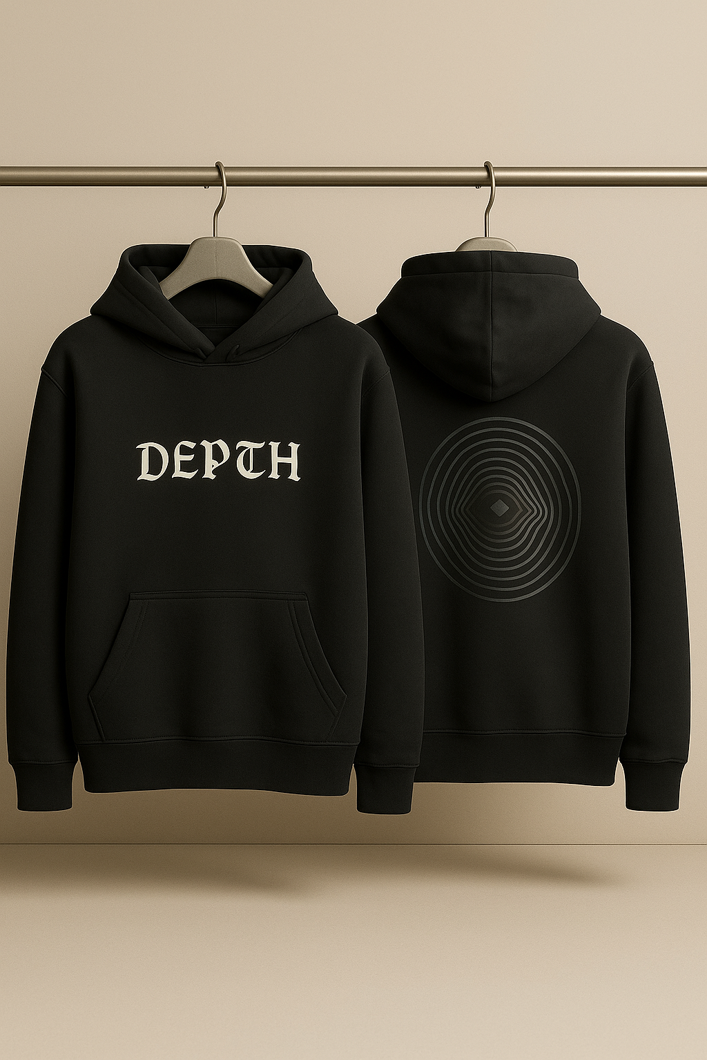 DEPTH – Heavyweight Oversized Cotton Hoodie